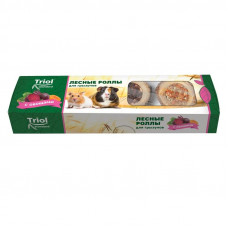 Лакомство для грызунов Triol Standard лесные роллы, с овощами (уп. 4 шт), 70 г