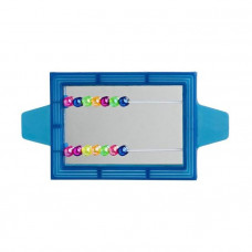 Зеркало со Счетами прямоугольное пластмассовое для птиц