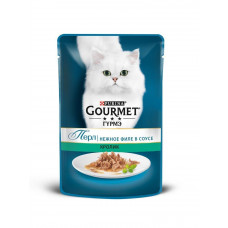 Влажный корм для кошек Gourmet Perle Мини-филе с кроликом, пауч, 75 г