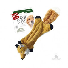 Игрушка для собак GiGwi 75261 Шкурка лисы с пищалками, серия PLUSH FRIENDZ, 41 см