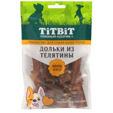 Лакомство для собак мини пород Titbit Дольки из телятины, 70 г