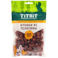 Лакомство для собак мини пород Titbit Колечки из баранины, 100 г
