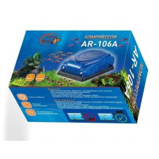 Компрессор для аквариума Aqua Reef AR - 106/А, двухканальный, на 60-100 л.