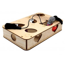 Игровая платформа для кошек GoSi SH-007551 Прямоугольник-S, с шариками и игрушкой
