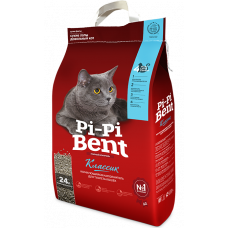 Комкующийся наполнитель для туалета кошек Pi-Pi Bent Классик, 10 кг