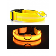 Ошейник светящийся от батарейки L