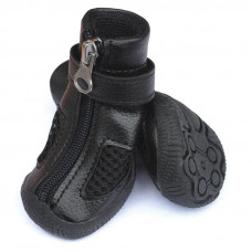 Ботинки для собак Triol YXS216-4, черные, 45x50x50 мм (уп. 4шт.)
