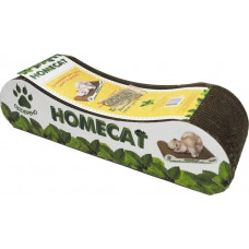 Когтеточка для котят HOMECAT MINI Мятная волна, гофрокартон, 41х12х10 см