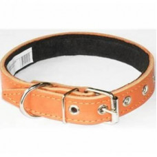 Ошейник для собак средних пород кожаный 25  мм
