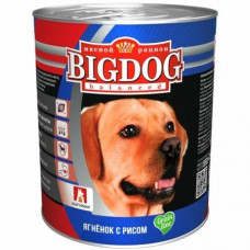 Big Dog Grain line влажный корм для собак, фарш из ягненка с рисом, в консервах