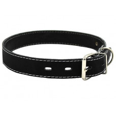 Ошейник кожаный 25 двойной универсальный