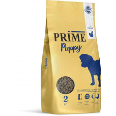 Сухой корм для щенков всех пород 2-12 месяцев PRIME PUPPY, курица, 2 кг