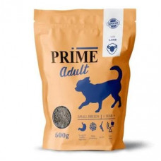 Сухой корм для собак мелких пород с 12 месяцев PRIME ADULT SMALL, с ягненком, 500 г