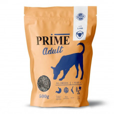 Сухой корм для взрослых собак всех пород с 12 месяцев PRIME ADULT, ягненок, 500 г