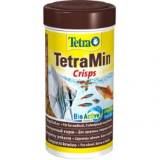 Основной корм для аквариумных рыб TetraMin Crisps, для здорового роста рыб и чистой воды, 250 мл