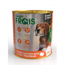 Консервы для собак Frais Holistic Dog Индейка в желе 