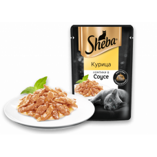 Sheba Влажный корм для кошек, паштет с курицей