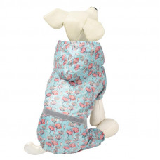 Костюм-дождевик со светоотражающей лентой Маковое поле M, размер 30см