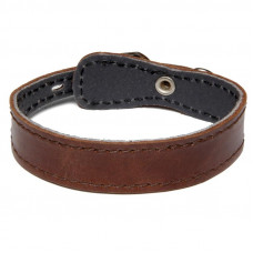 Ошейник двойной  кожаный, 20*200мм