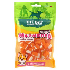 TiTBiT 0,12кг мармелад мясной с индейкой лакомство для собак