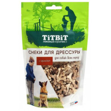 Лакомство для собак всех пород TiTBiT Снеки для дрессуры с кроликом 100 г