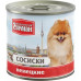 Четвероногий гурман влажный корм для собак Сосиски Немецкие, в консервах 