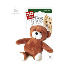 75022A Игрушка для собак Мишка с пищалкой 9см, серия PLUSH FRIENDZ