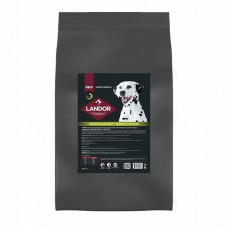 Landor сухой корм для взрослых собак cредних и крупных пород полнорационный, c индейкой и ягненком
