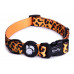 Ошейник для собак LionPets с рисунком, из полиэстера (Об 33-55 см, шир 2,0 см)