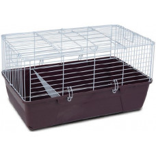 Клетка для грызунов, кроликов Triol SY2301, белый/коричневый, 60х36х33 см