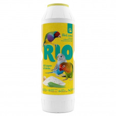 Наполнители для птиц RIO Гигиенический песок, с экстрактом эвкалипта и ракушечником, банка, 2 кг