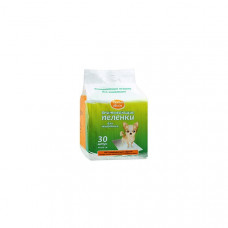 Чистый хвост Пеленки впитывающие для животных, 60х45см 30шт