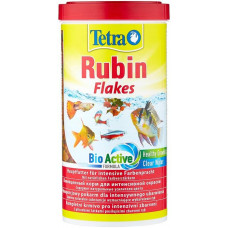 Сухой корм для декоративных рыб любого размера Tetra TetraRubin Flakes, для усиления естественной окраски рыб, 12 г