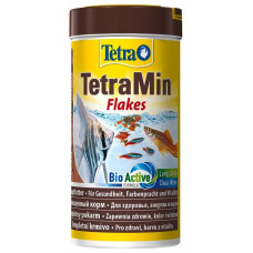 Сухой корм для всех видов тропических рыб Tetra TetraMin flakes, хлопья, 250 мл