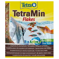 Сухой корм для всех видов тропических рыб Tetra TetraMin flakes, хлопья, 12 г