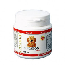 Добавка в корм Polidex Gelabon plus,для профилактики и лечения заболеваний опорно-двигательного аппарата, 150 таб.